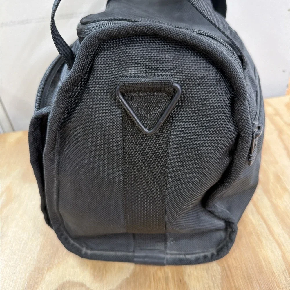 Tumi Small Travel Duffle Bag Black Ballistic Nylon Carry On Made In USA